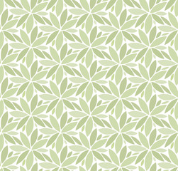 Fototapeta premium Elegant Floral Vector Seamless Pattern. Decorative Flower Illustration. Abstract Art Deco Background.