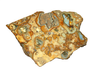 mineral jasper isolated  sample