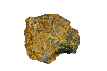 mineral orpiment  isolated  sample
