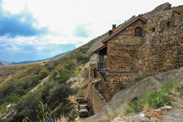 Fototapeta na wymiar David Gareja (Gareji cave) Monastery Complex, Kakheti area, Georgia