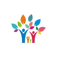 Люди и листья