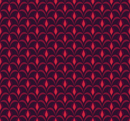 Vector floral damask seamless pattern. Elegant abstract art nouveau background. Classic flower motif texture.