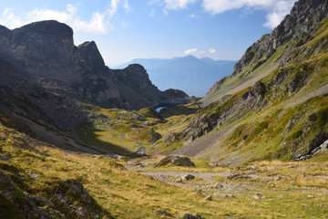 Le Lac du Crozet et la Chartreuse, vus du Col de la Pra