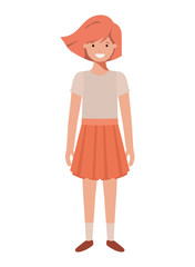 teenager girl avatar character