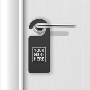 Download 806 Best Door Hanger Mockup Images Stock Photos Vectors Adobe Stock