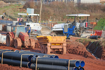 Plant on a construction site