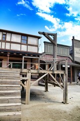 Far west old town in Almeria