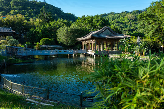 PArk of the Gugong Palace Museum in Taipei, Taiwan