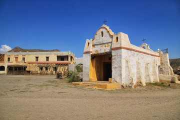 Far west old town in Almeria