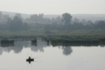 Fishing Boat at Sunrise