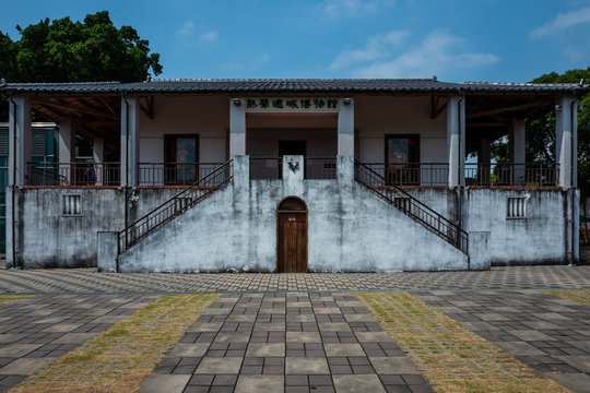 Building at the Tainan Fort Zeelandia in Tainan, Taiwan.