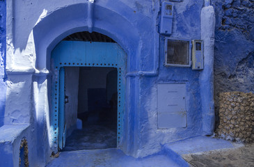 Fototapeta na wymiar Chaouen the blue city of Morocco.Chefchaouen