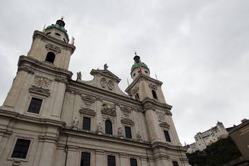 Blick auf den Salzburger Dom.