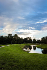 golf course on a sunny day