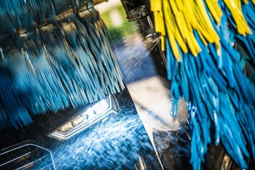 Pressure Washer Brush Cleaning