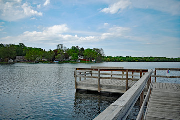 pier on the lake