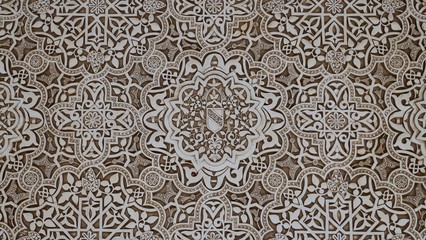 Moorish Pattern on Walls in Andalusia © Courtney