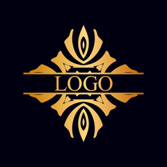 Vintage ornamental logo