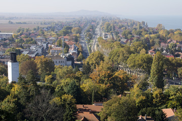 View on Lake Balaton, Hungary, from balatonboglar