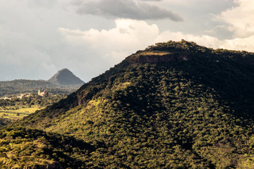vista de montañas