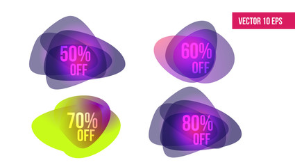 Discount offer price label. Sale banner