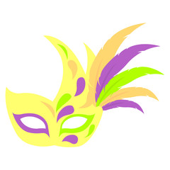 Colorful Carnival Mask
