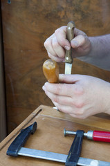 renovation furniture - bonding / glueing / stickingveneer
