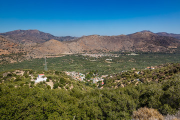 Obraz premium Mountain near the village of Vrises, Crete, Greece