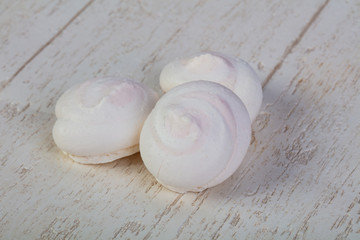 Delicious meringues cookies