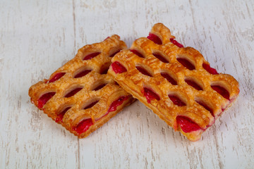 Delicious puff pastry