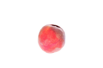 Peach isolated on a white background