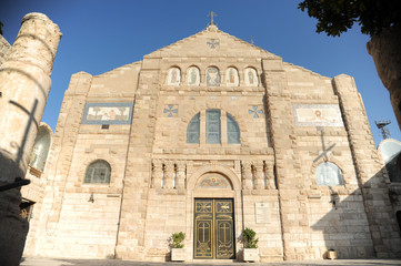 Fototapeta na wymiar John the Baptist church, Madaba Jordan
