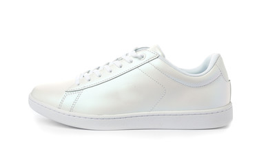 Clean new trendy sneaker on white background