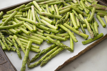 Asparagus on a Sheet Pan
