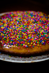 donut with sprinkles