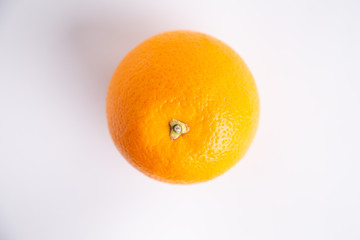 orange fruit on white background