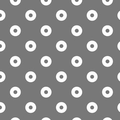 Simple seamless circle pattern