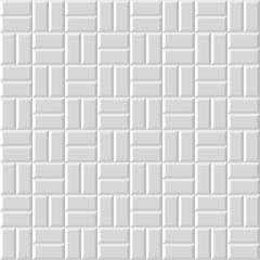 Fototapeta premium Realistyczna bezszwowa dachówkowa tekstura