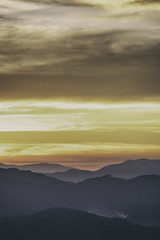 view over San José, Costa Rica at Sunrise