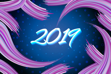 Abstract background design from the new year trend lines