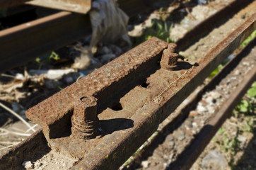 old disused train tracks