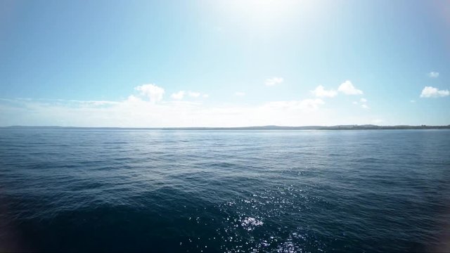 Aerial, scenic ocean environment