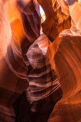 Slot canyons and erosion marks