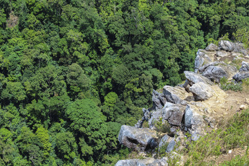 Fototapeta na wymiar The Scenic View From Gagoan Peak, Solok, West Sumatera, Indonesia