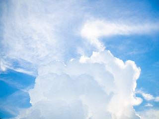 Blue sky and cloud