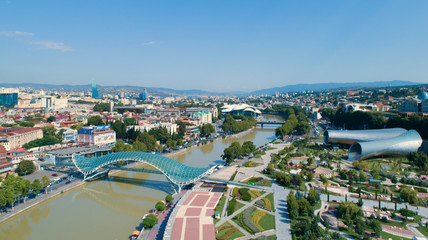 Arerial of Tbilisi, Georgia