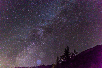 富士山五合目の星空