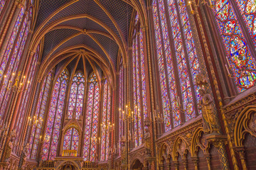 Sainte-Chapelle Cathedral Stained Glass