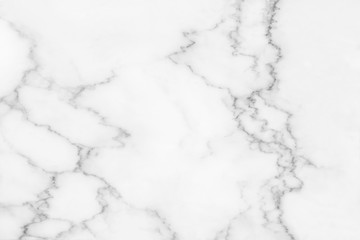 White marble texture with natural pattern for background