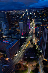 Bogotá at night